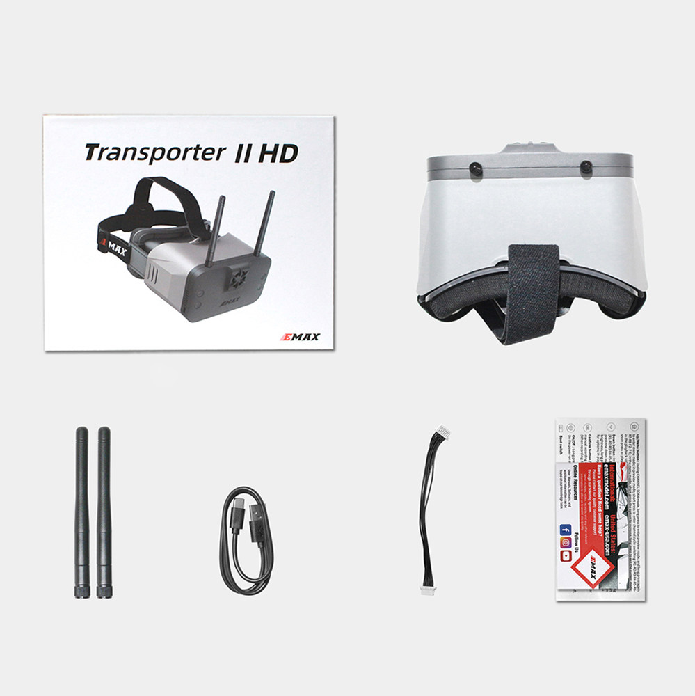 EMAX Transporter II HD Digital - Hdzero Goggles Digital Hd Fpv ulasan dan harga