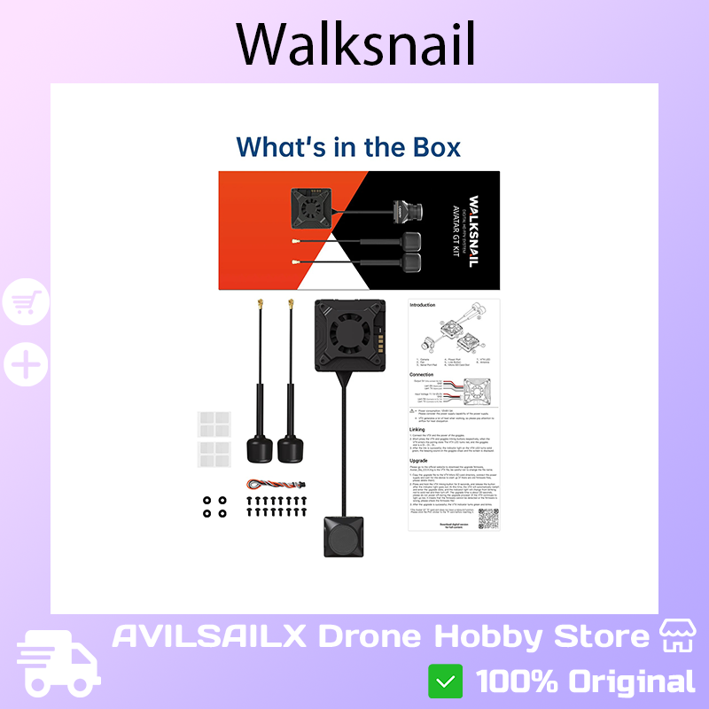 Walksnail Avatar GT FPV Kit Ma - Walksnail Avatar Gt Kit 2W Vtx ulasan dan harga