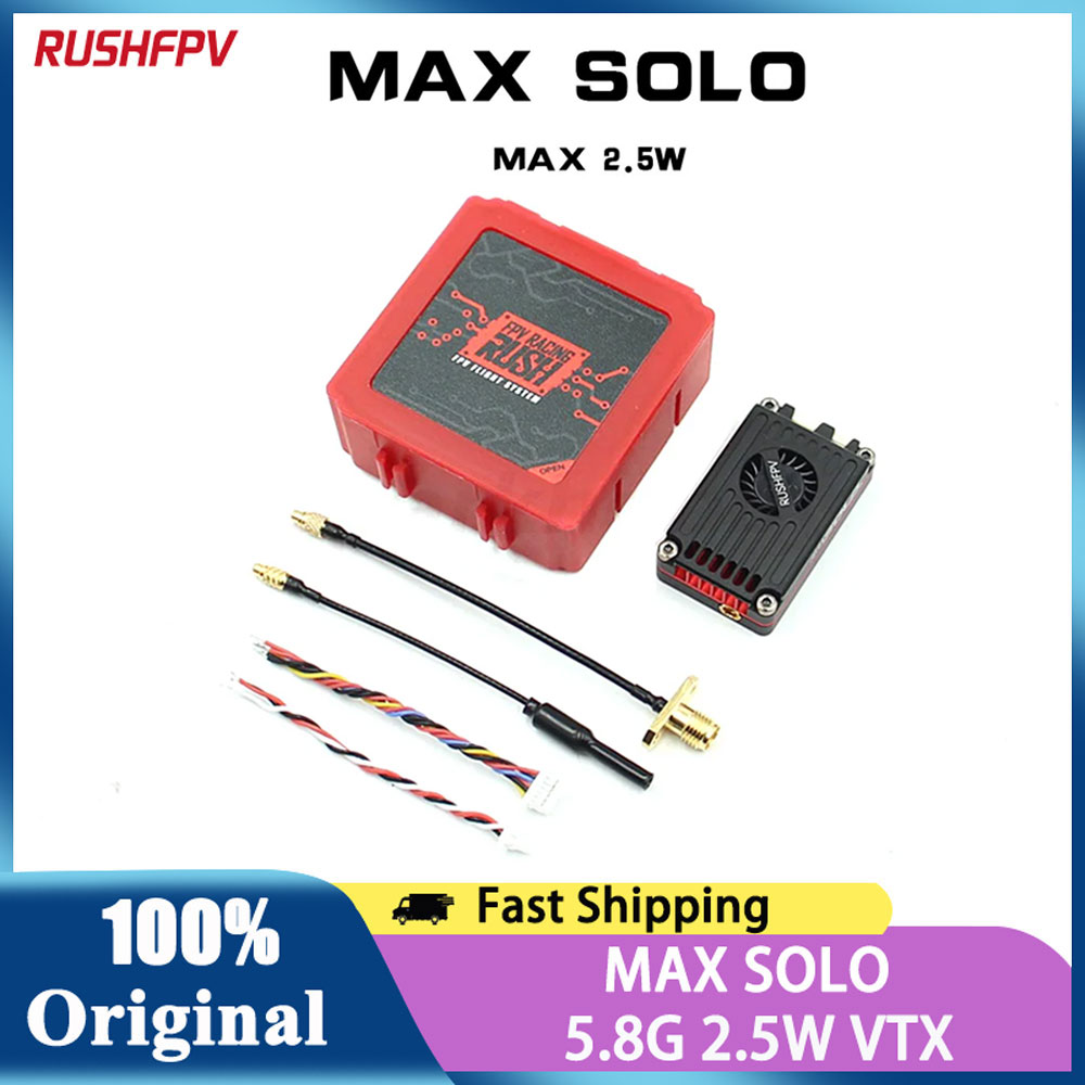 RUSHFPV RUSH MAX SOLO 5.8GHz 2 - Rushfpv Rush Max Solo 5.8G 2.5W Vtx ulasan dan harga