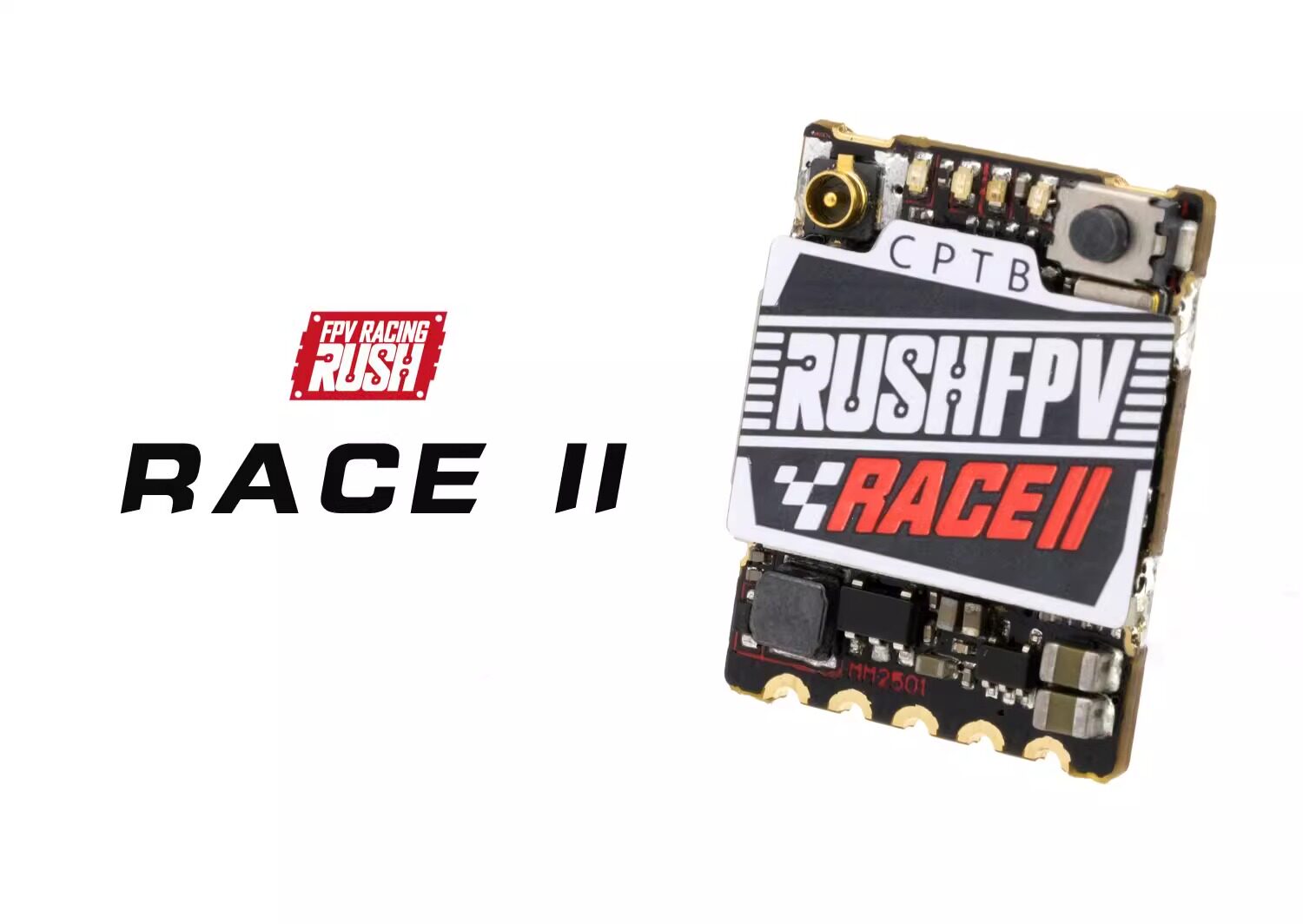 RUSHFPV 5.8G Analog VTX SOLO 1 - Foxeer Reaper Extreme 2.5W Vtx ulasan dan harga