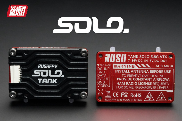 RUSHFPV 5.8G Analog VTX SOLO 1 - Foxeer Reaper Extreme 2.5W Vtx ulasan dan harga