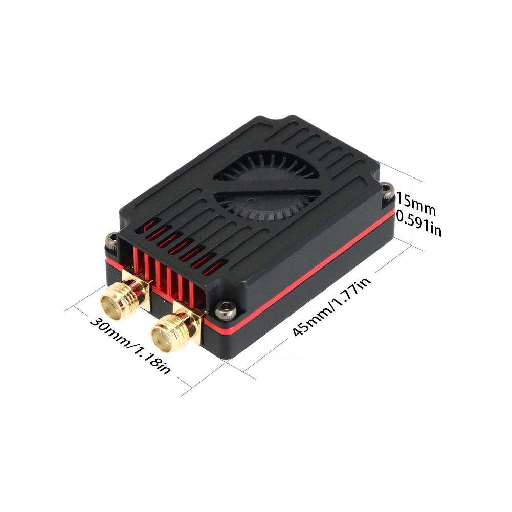 RUSHFPV 5.8G 2.5W VTX 4.9G 8+4 - Rushfpv Rush Max Solo 5.8G 2.5W Vtx ulasan dan harga